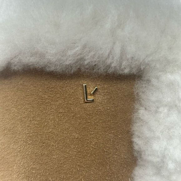 🧧SOLD🧧Larroudé Cindy Hi Faux Fur Boot Knee High Brown Size 7.5 Suede Leather - Picture 10 of 14